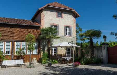 Le gîte vu de la cour attenante Gîte n°103862 Bordères-et-Lamensans - Landes - Le gîte vu de la cour attenante